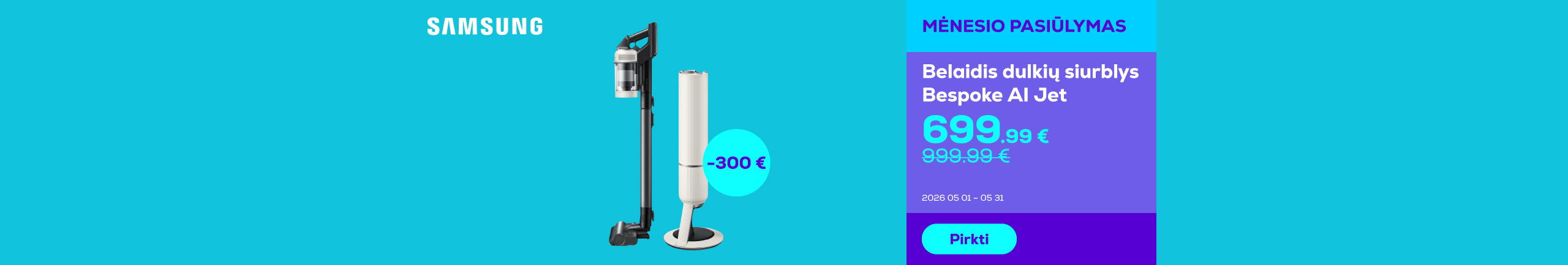 Cordless vacuum cleaner Bespoke AI Jet