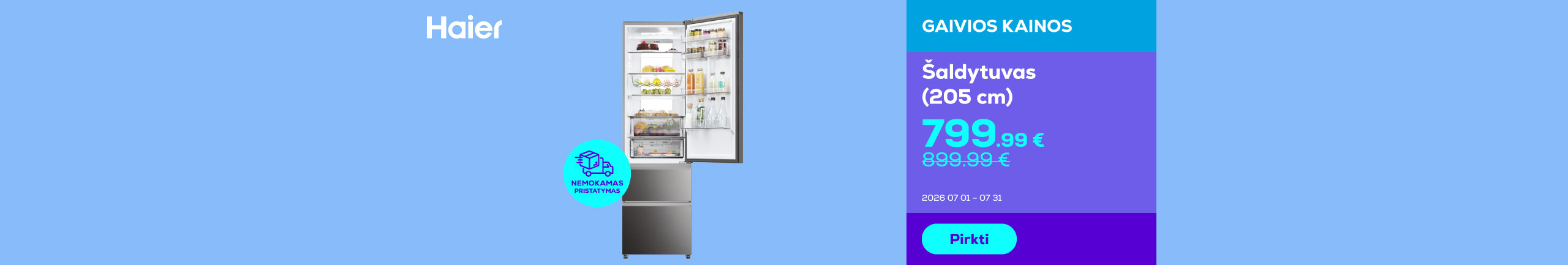 Refrigerator (205 cm)