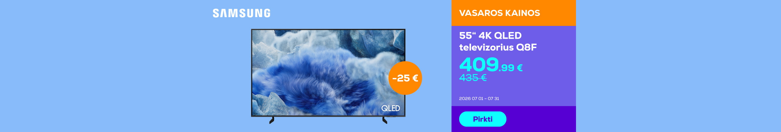 55" 4K QLED televizorius Q8F	