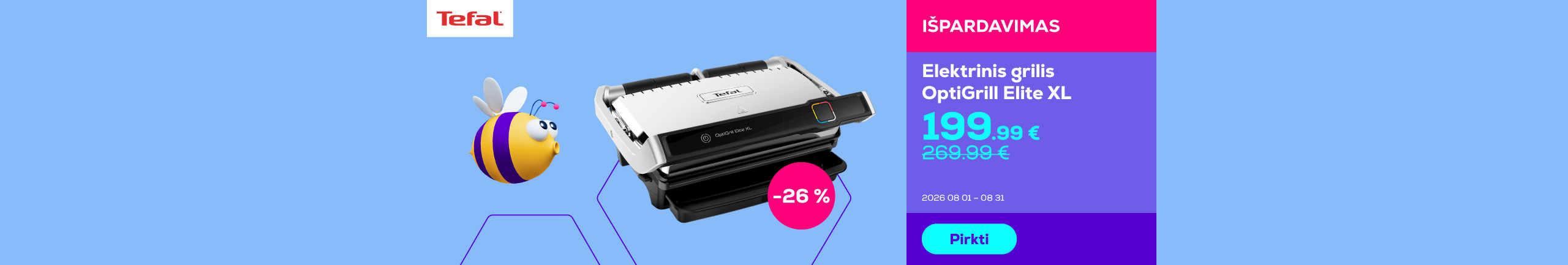 Электрический гриль OptiGrill Elite XL