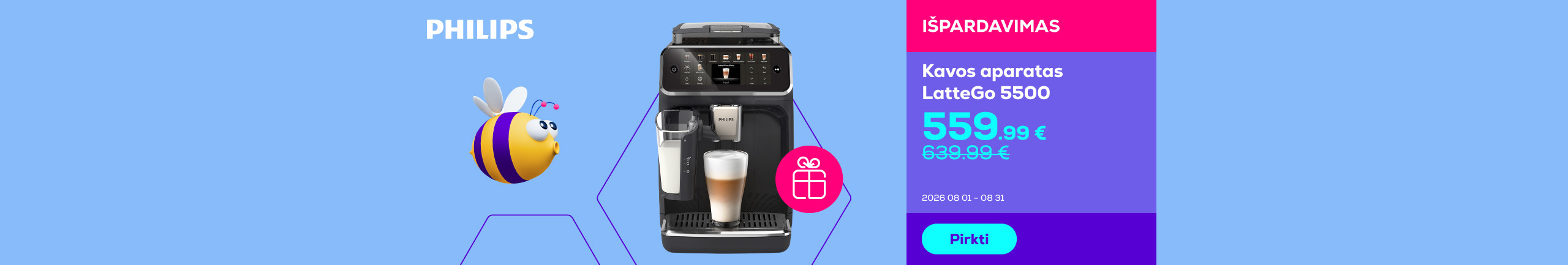 Кофемашина LatteGo 5500