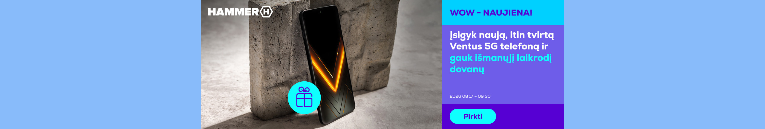Įsigyk savo naująjį Ventus 5G jau šiandien!