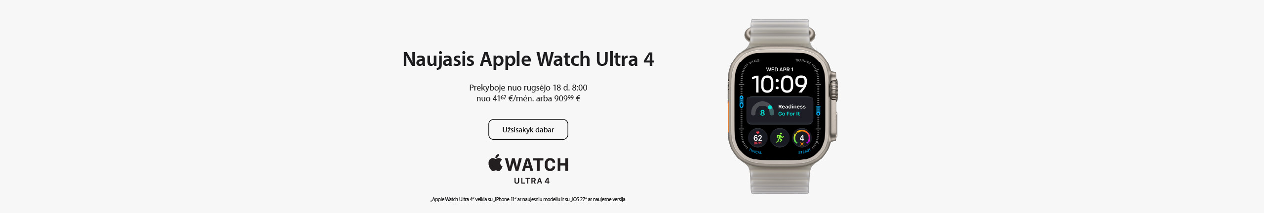 Būk vienas pirmųjų, užsisakiusių naujausius Apple įrenginius!