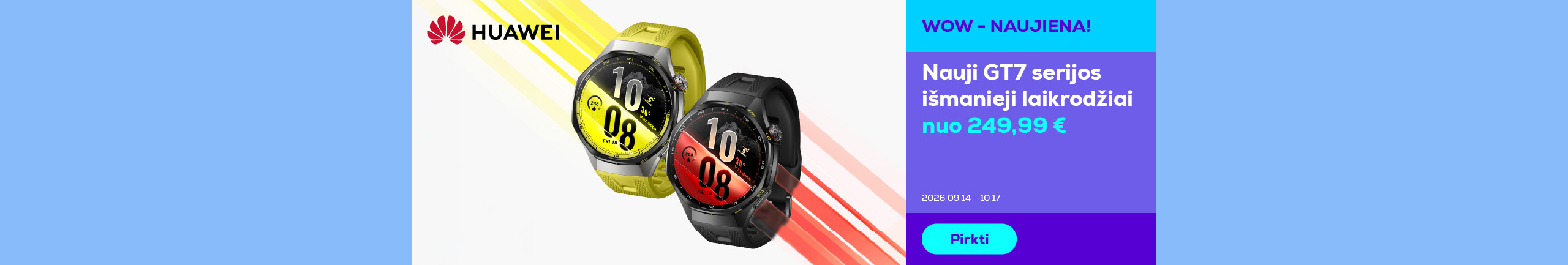 Naujasis Huawei Watch GT 7 jau čia!