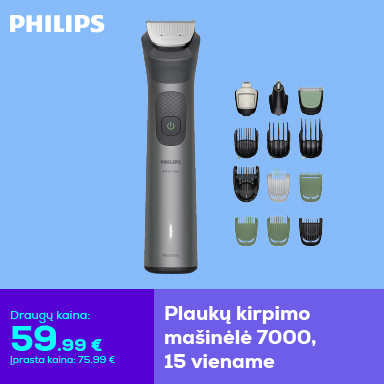 Plaukų kirpimo mašinėlė 7000, 15 viename