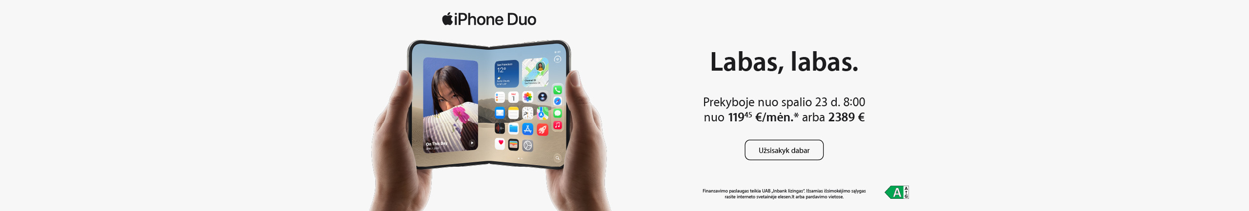 Iš anksto užsisakyk iPhone Duo jau šiandien! 