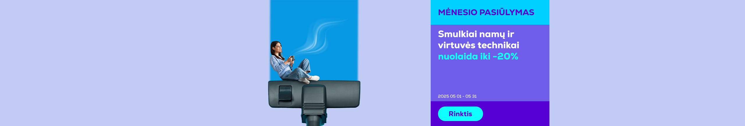 Up to 20% discount on small home and kitchen appliances