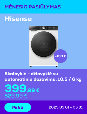 Hisense skalbyklė-džiovyklė