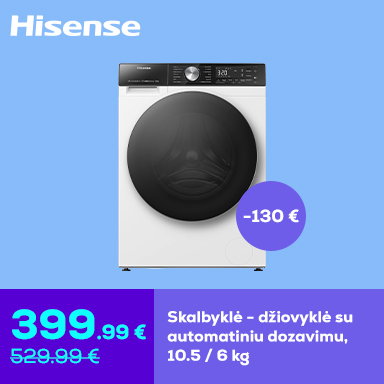 Hisense skalbyklė-džiovyklė