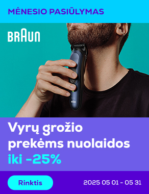Up to 25% discount on Braun men's beauty products	
