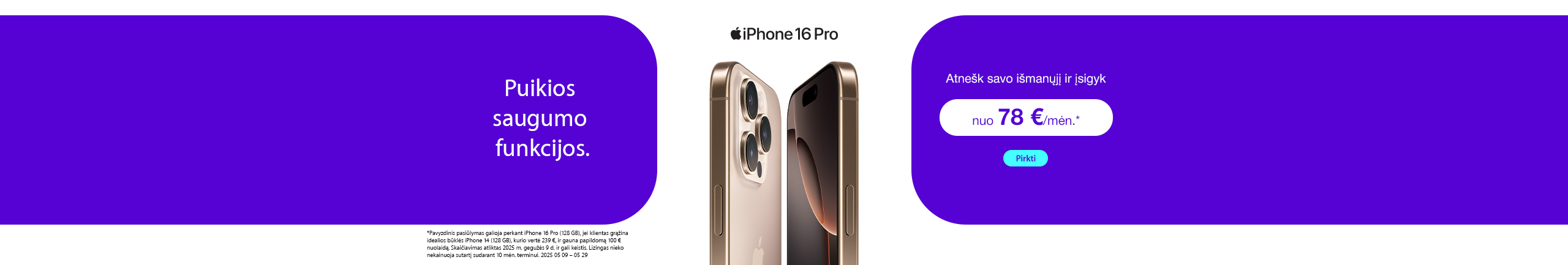 Great offer on iPhone 16 Pro smartphones!	
