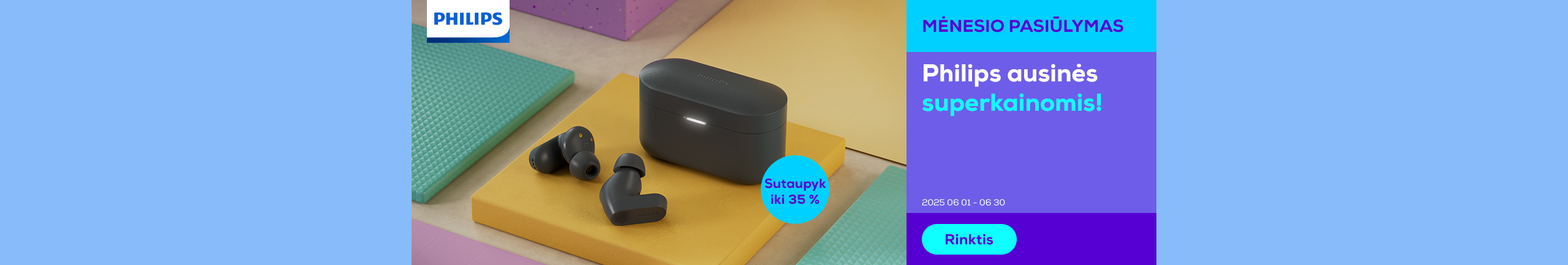 Philips headphones at a super friendly price!	