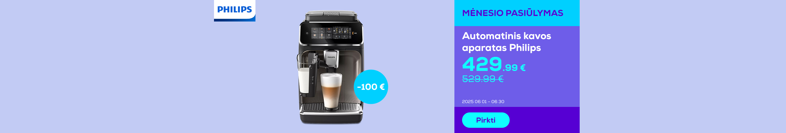 Philips fully automatic espresso machine