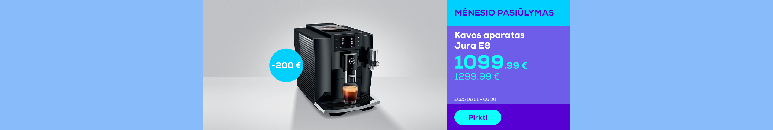 Espresso machine Jura E8