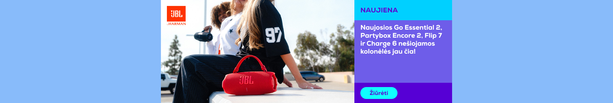 The new Go Essential 2, Partybox Encore 2, Flip 7, and Charge 6 portable speakers are here!	