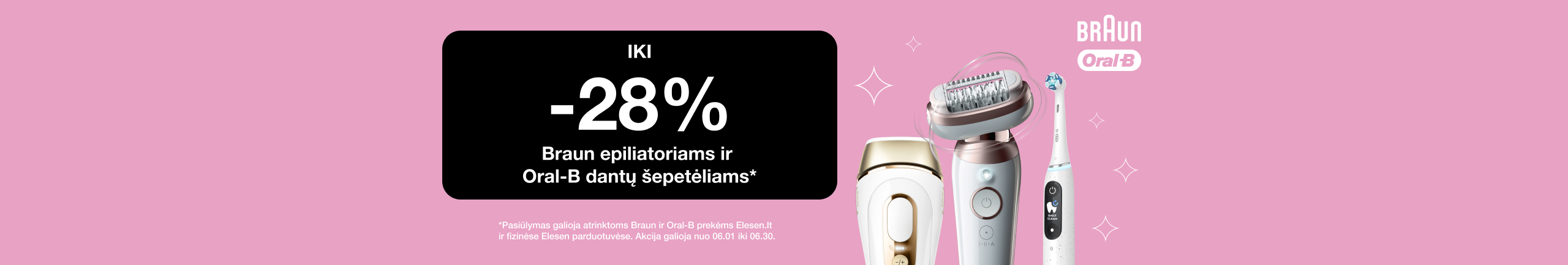Now up to 28% off beauty and health products	