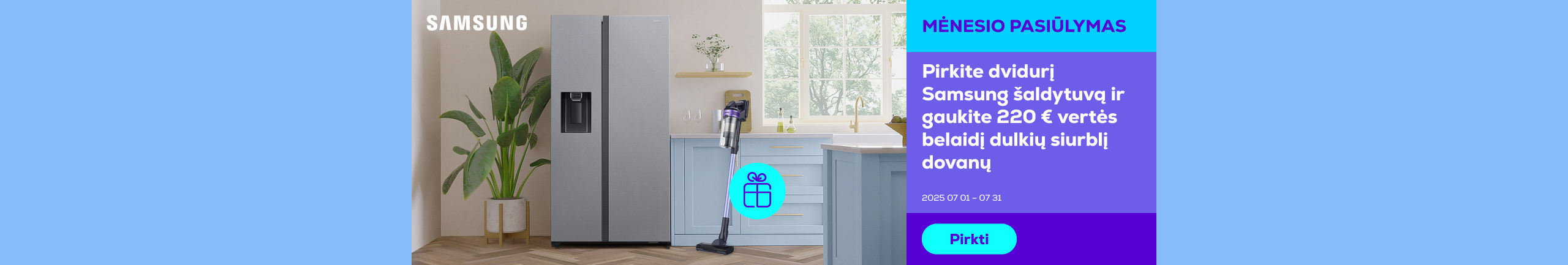 Cordless vacuum cleaner as gift