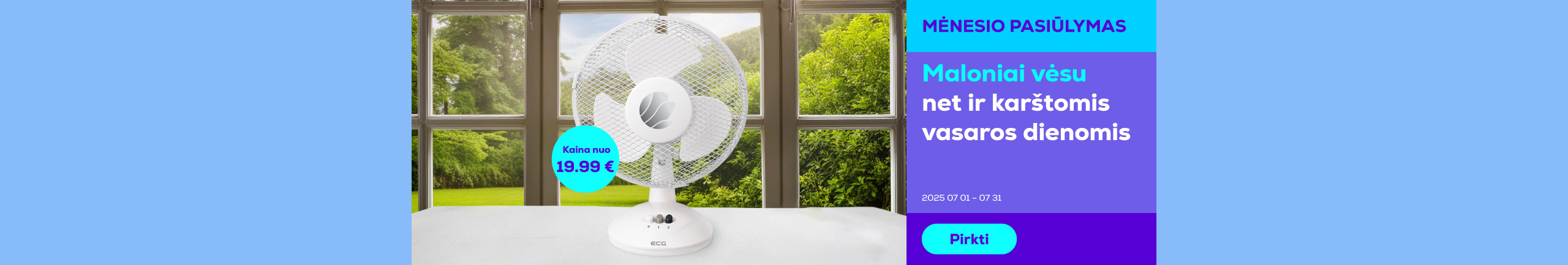 Pleasantly cool even during the hot summer months!