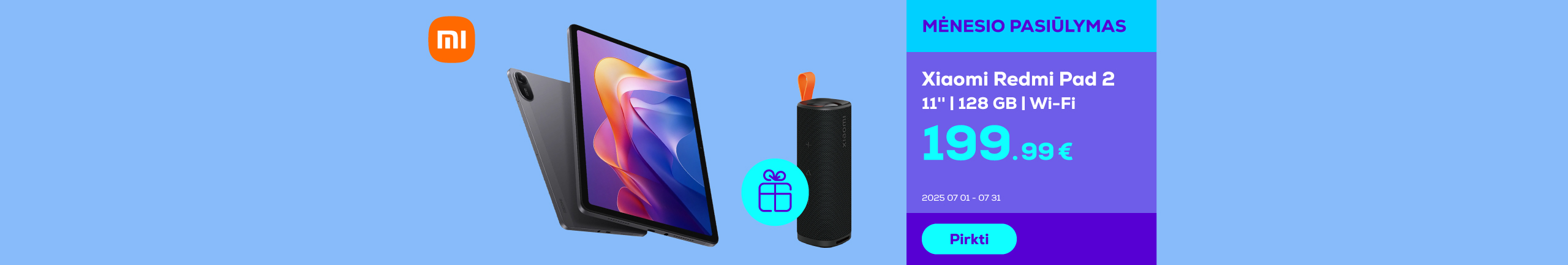 Get Xiaomi speaker as a gift.