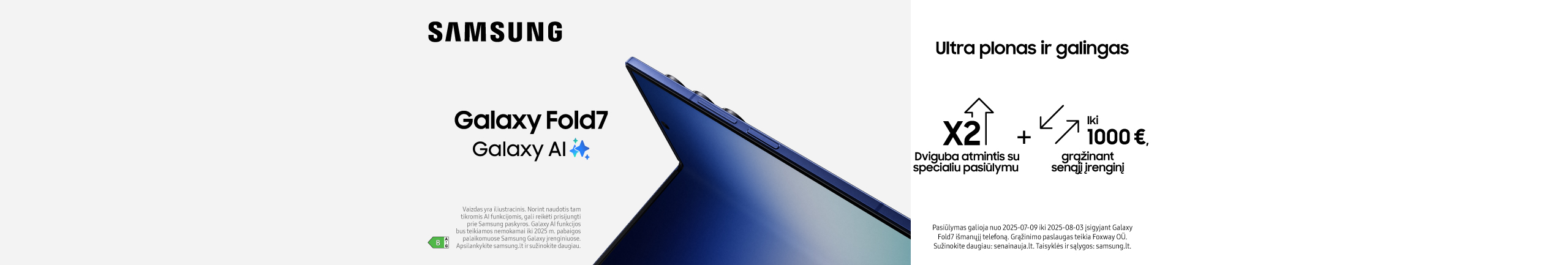 Nauji Samsung įrenginiai jau prieinami Euronics!