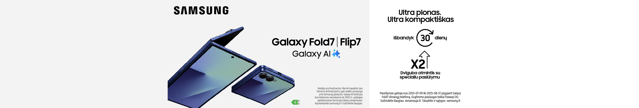 Nauji Samsung įrenginiai jau prieinami Euronics!