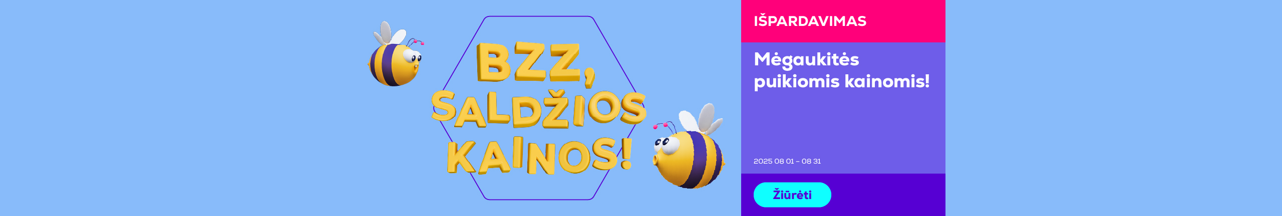 Sale. Bzz, sweet prices!	