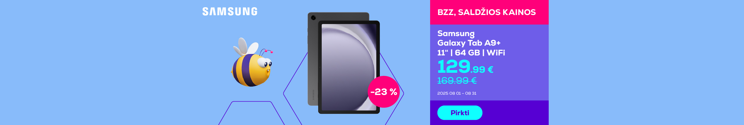 Samsung Galaxy Tab A9+, 11'', 64 GB