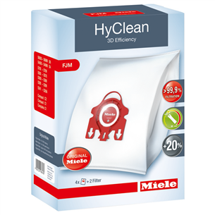 Dulkių siurblių maišeliai Miele HyClean FJM, Prekė - 09917710 09917710