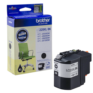 Rašalo kasetė Brother LC-229XLBK, Juoda Prekė - LC229XLBK LC229XLBK