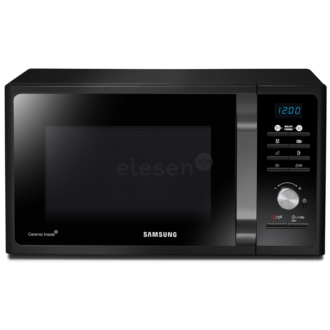 Samsung, 23 л, 800 Вт, черный - Микроволновая печь с грилем Товар - MG23F301TAK/BA