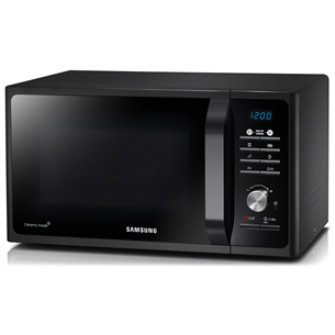 Samsung, 23 л, 800 Вт, черный - Микроволновая печь с грилем Товар - MG23F301TAK/BA