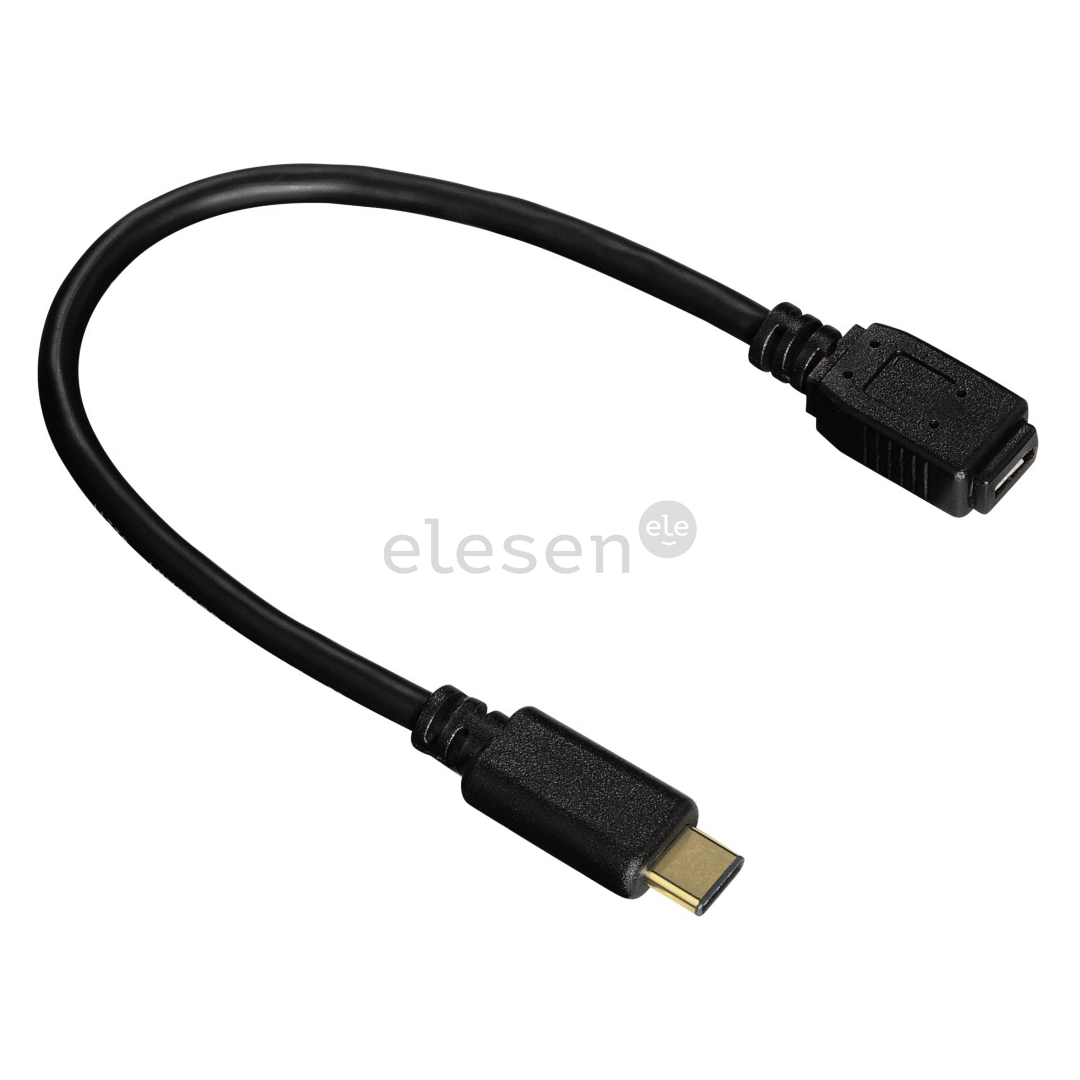 Adapteris Hama USB-C - Micro USB