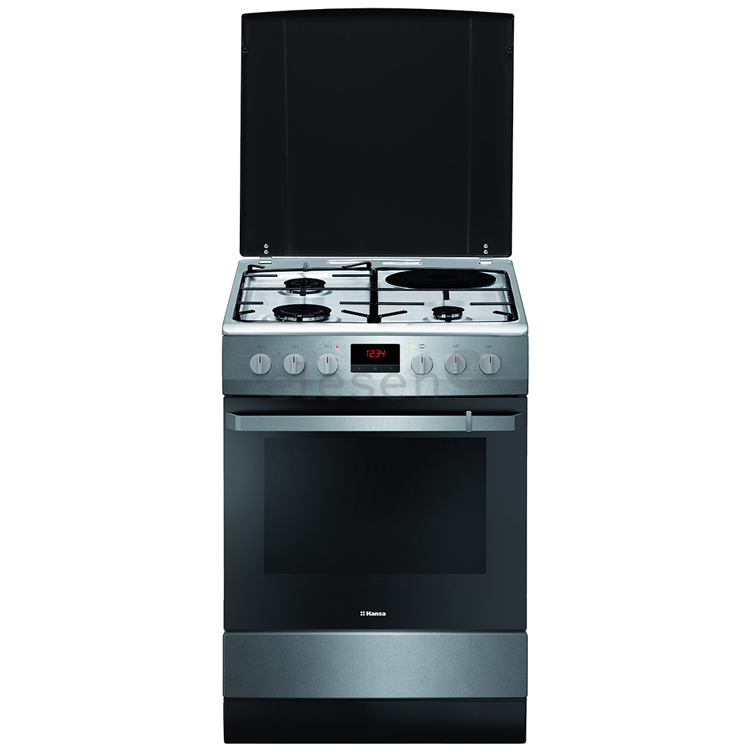 Hansa, 65 L, inox - Freestanding Combined Cooker with Electric Oven Item - FCMX68209