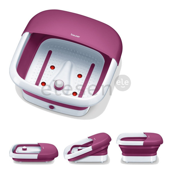 Beurer FB30, balta/rožinė - Masažinė pėdų vonelė