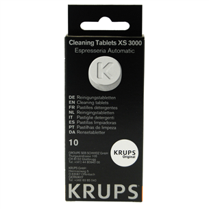 Valymo tabletės Krups Prekė - XS300010, 10vnt XS300010