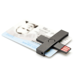 ID kortelių skaitytuvas+ID Smart USB, Juodas Prekė - 4748001003724