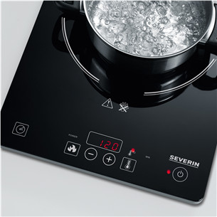 Severin, 2000 W, black - Single Induction Cooking Plate Item - KP1071