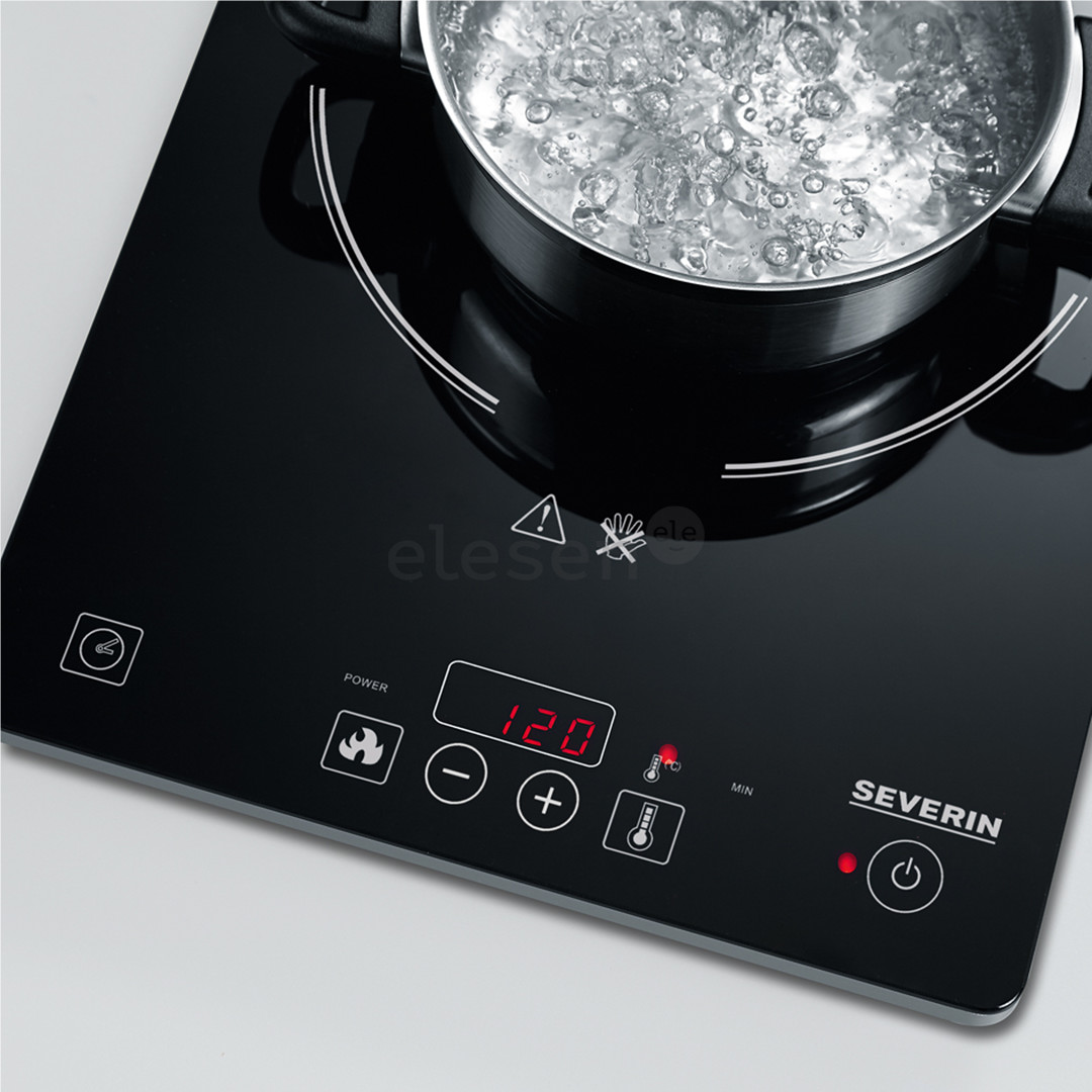 Severin, 2000 W, black - Single Induction Cooking Plate Item - KP1071