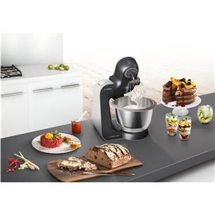 Bosch MUM5 HomeProfessional, 3.9 L, 1000 W, grey/silver - Food processor Item - MUM59M55