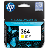 Rašalo kasetės HP 364, Geltona Prekė - CB320EE#301