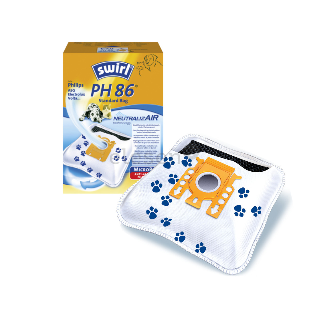 Swirl S-bag, 4 pcs - Dust bags