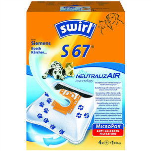 Swirl, 4 pcs - Dust bags S67PET