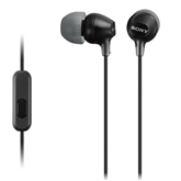 Ausinės Sony MDR-EX15AP, Juodos Prekė - MDREX15APB.CE7