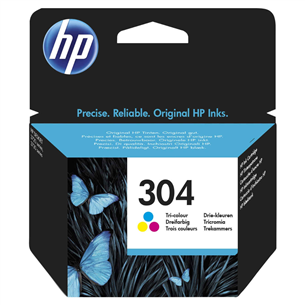 Rašalo kasetė HP 304, Spalvota Prekė - N9K05AE#UUS N9K05AE#UUS