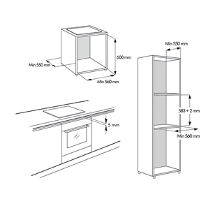 Orkaitė Whirlpool Prekė - AKZM8480WH