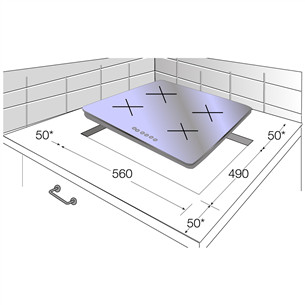 Built-in ceramic hob, Beko