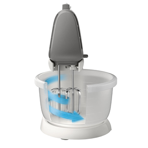 Philips Viva Collection, 450 W, white/grey - Mixer Item - HR3745/00