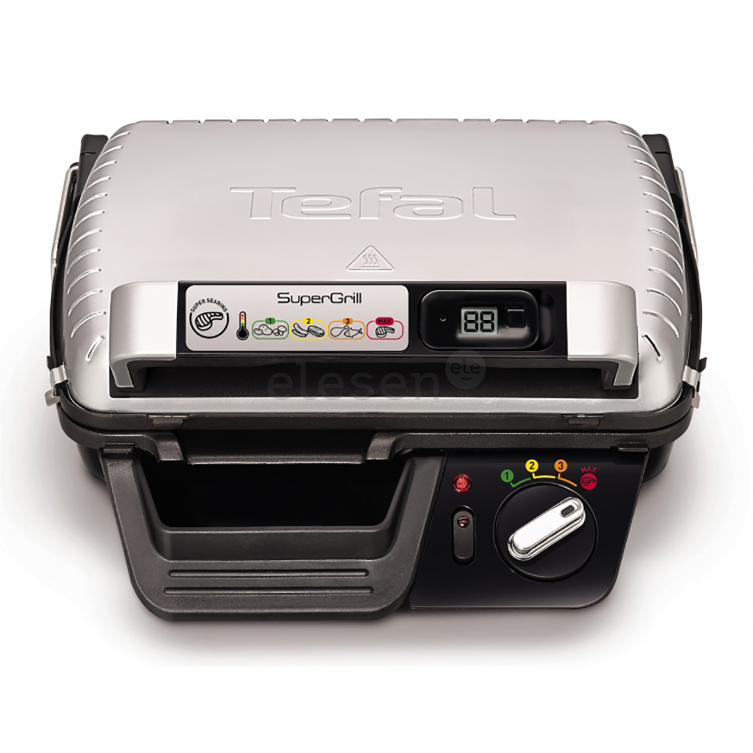 Tefal Supergrill, 2000 W, inox - Grill Item - GC451B12