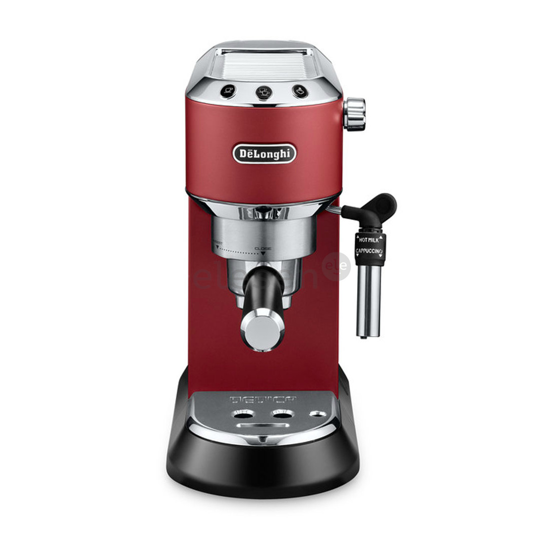Delonghi Dedica pump, red/inox - Espresso machine Item - EC685R