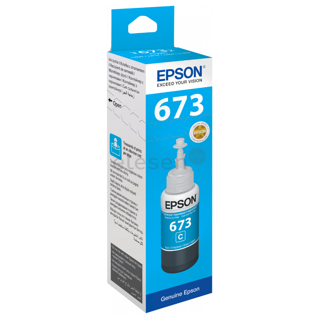 Контейнер с чернилами Epson T6732 (голубой) Товар - C13T67324A